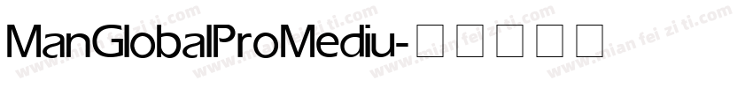 Man Global Pro Mediu字体转换